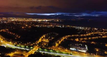 Dublin City at Night from UCD